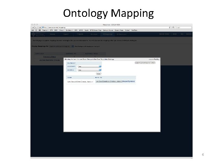 Ontology Mapping SSO 2011 6 