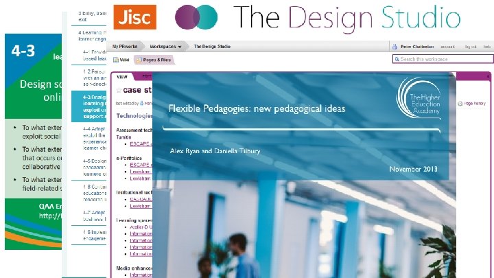 Web-link and QR Code http: //www. enhancementthemes. ac. uk/toolkits/flexible-curriculum 