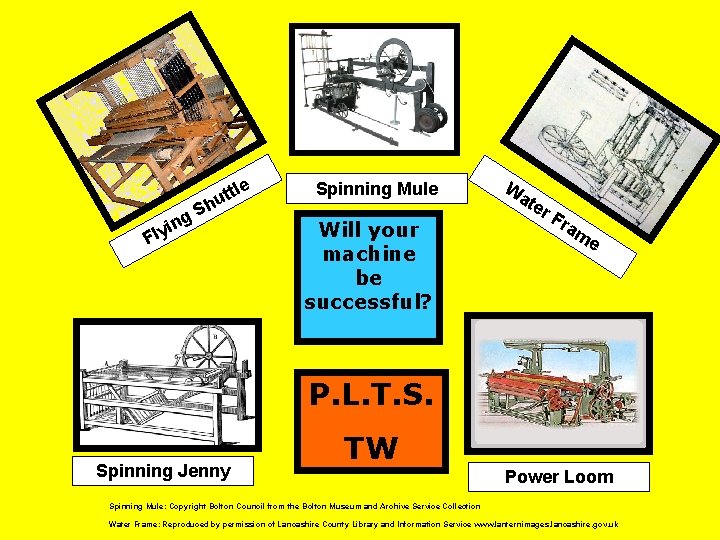 Fly S g n i tt hu le Spinning Mule Will your machine be