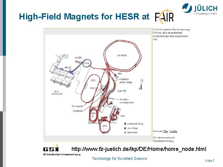 High-Field Magnets for HESR at http: //www. fz-juelich. de/ikp/DE/Home/home_node. html 28/09/12 Technology for Excellent