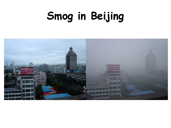 Smog in Beijing 