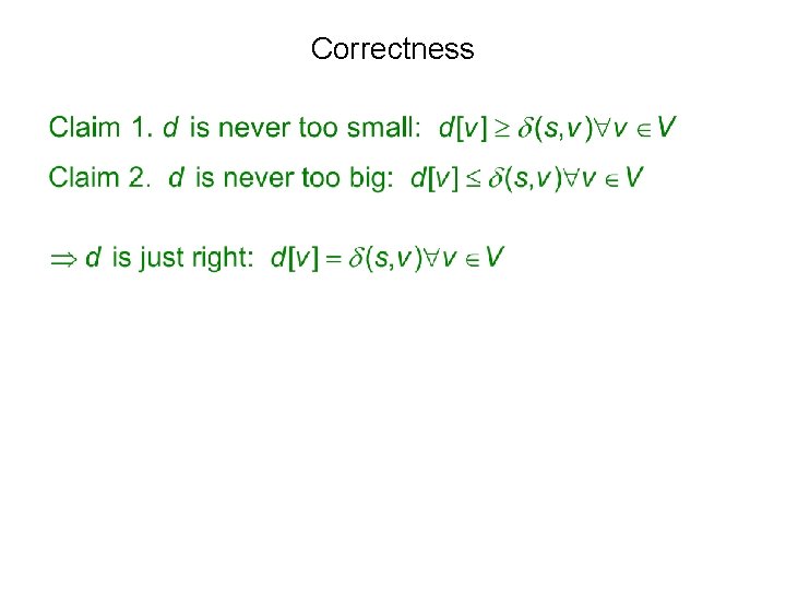 Correctness 