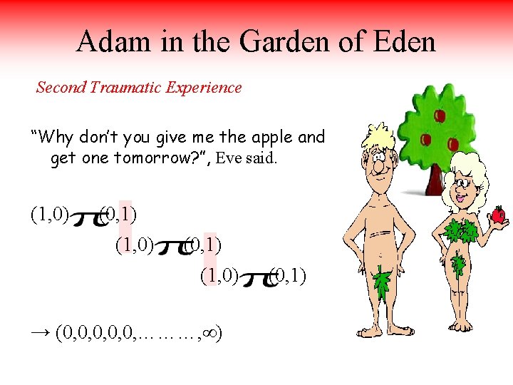 Adam in the Garden of Eden Second Traumatic Experience “Why don’t you give me
