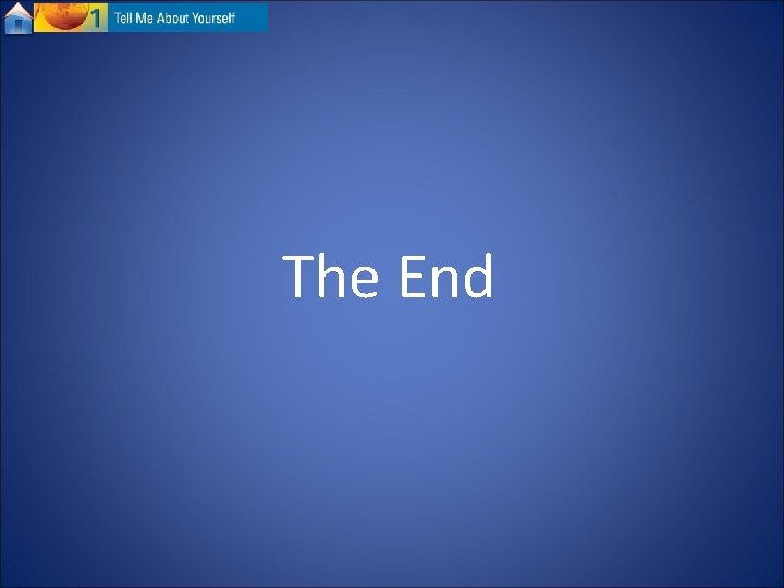The End 