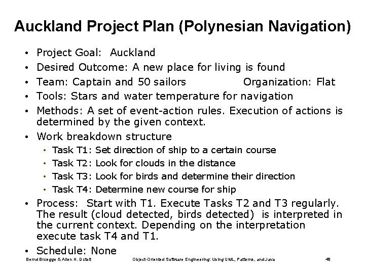 Auckland Project Plan (Polynesian Navigation) Project Goal: Auckland Desired Outcome: A new place for