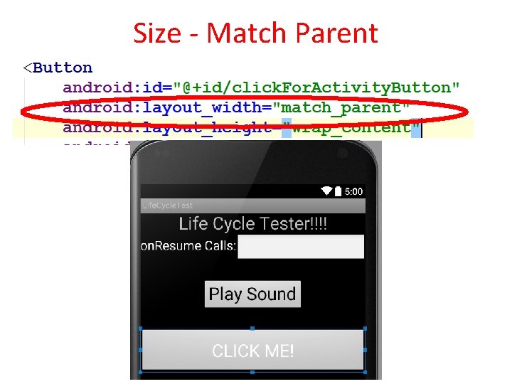 Size - Match Parent 