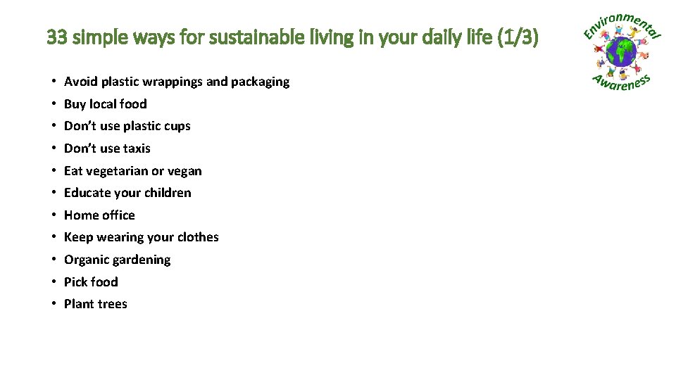 33 simple ways for sustainable living in your daily life (1/3) • Avoid plastic