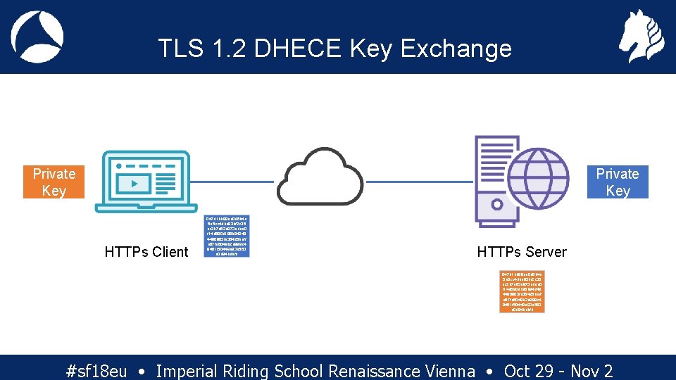 TLS 1. 2 DHECE Key Exchange Private Key HTTPs Client 047 d 1 bb