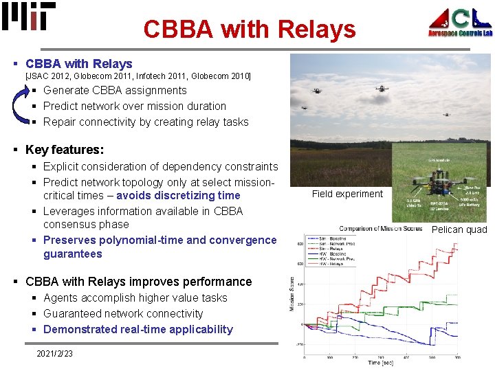 CBBA with Relays § CBBA with Relays [JSAC 2012, Globecom 2011, Infotech 2011, Globecom