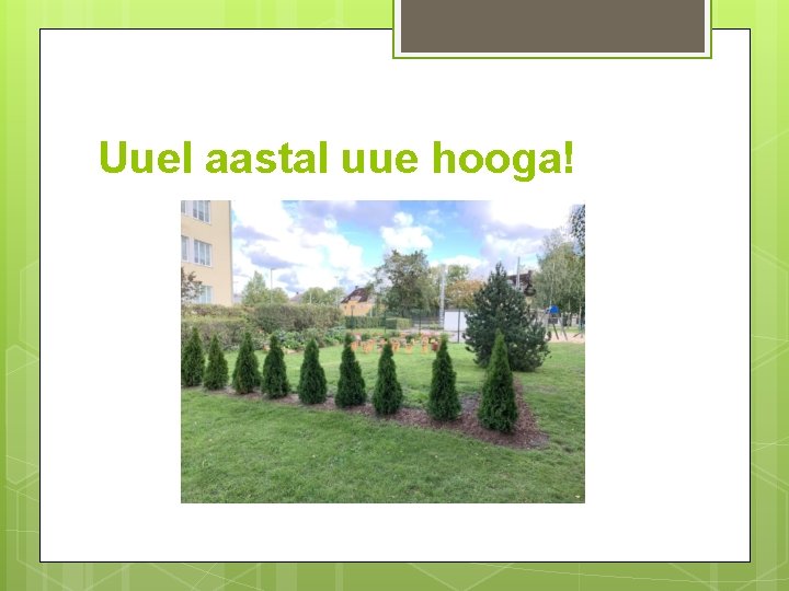 Uuel aastal uue hooga! 