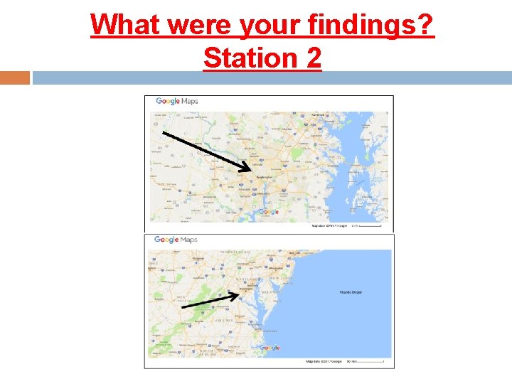 What were your findings? Station 2 