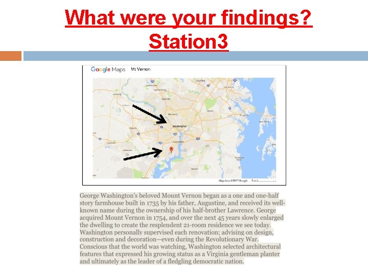 What were your findings? Station 3 . 