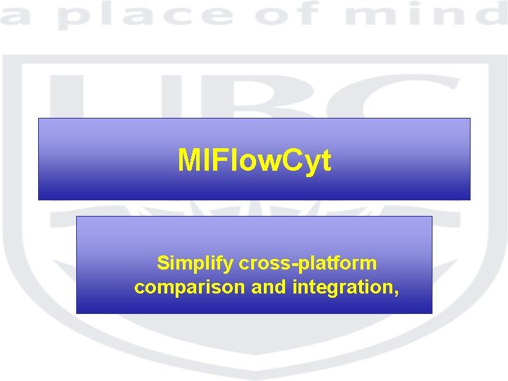MIFlow. Cyt Simplify cross-platform comparison and integration, 