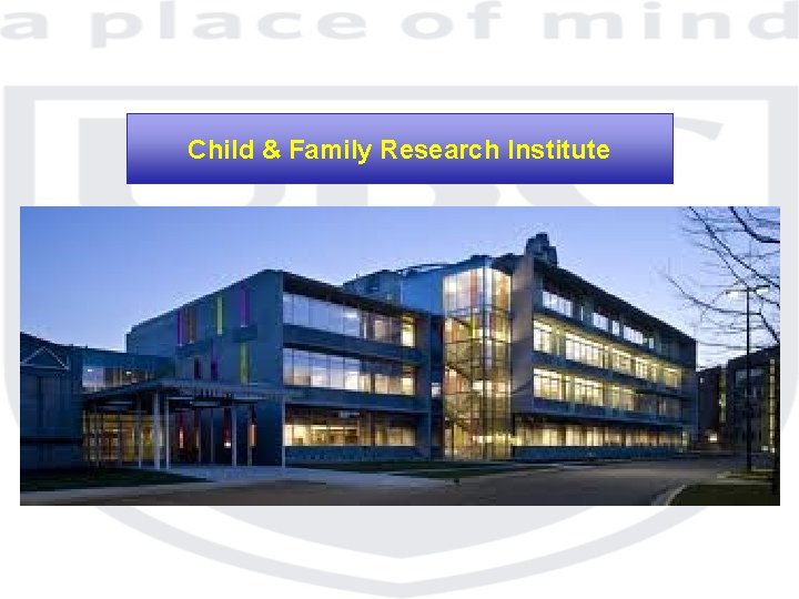 Child & Family Research Institute 