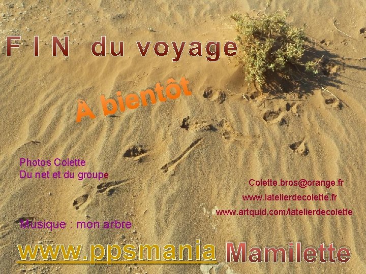 À t ô t n e i b Photos Colette Du net et du