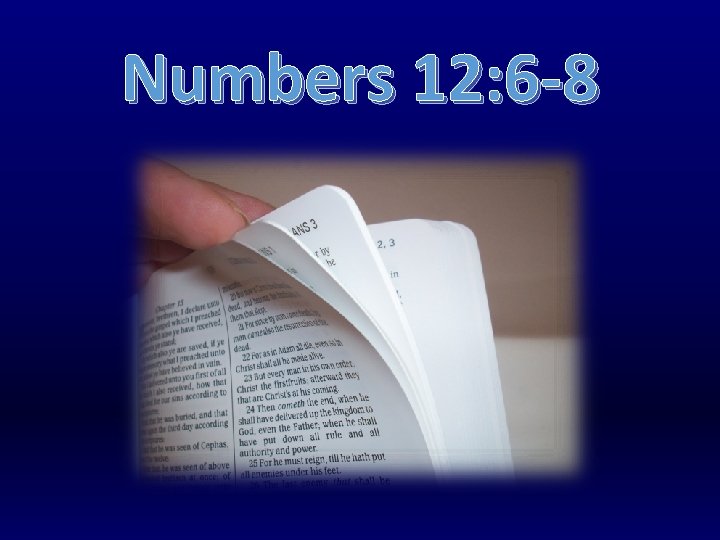 Numbers Chapter 12 daveaholtmsn com holts 4 him