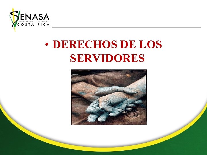  • DERECHOS DE LOS SERVIDORES 