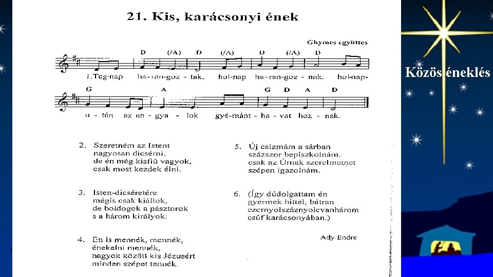Közös éneklés 