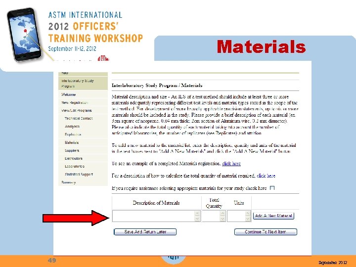 Materials 49 September 2012 