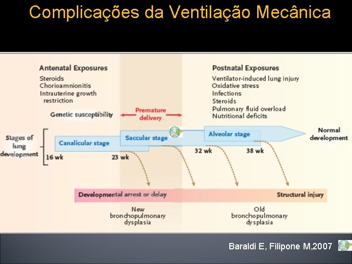 Complicações da Ventilação Mecânica Baraldi E, Filipone M, 2007 