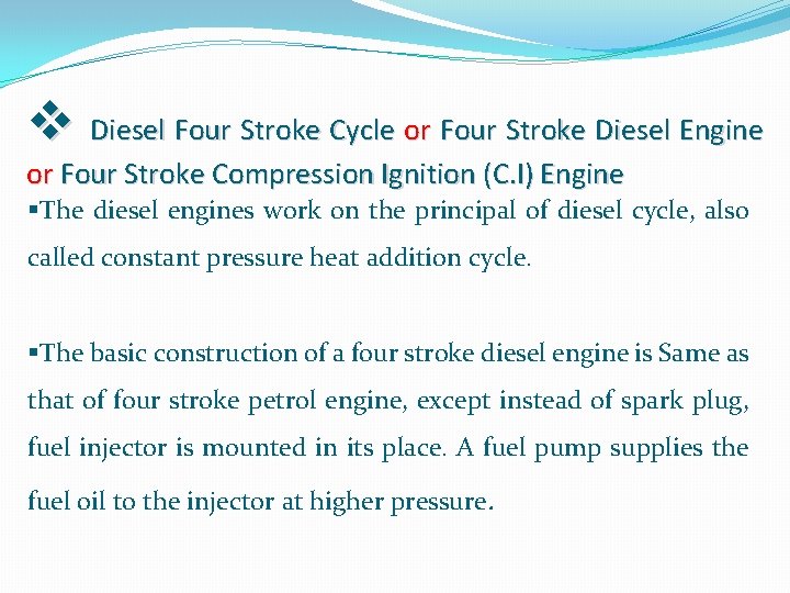 v Diesel Four Stroke Cycle or Four Stroke Diesel Engine or Four Stroke Compression