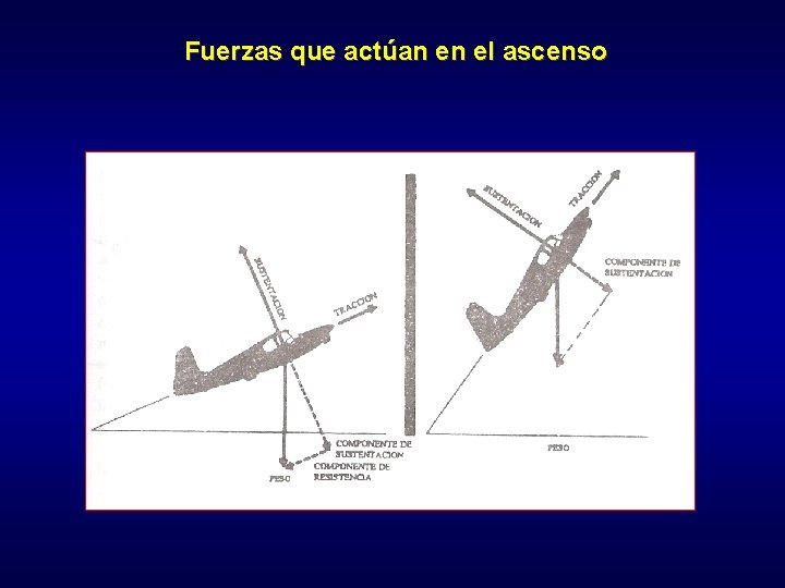 Fuerzas que actúan en el ascenso 