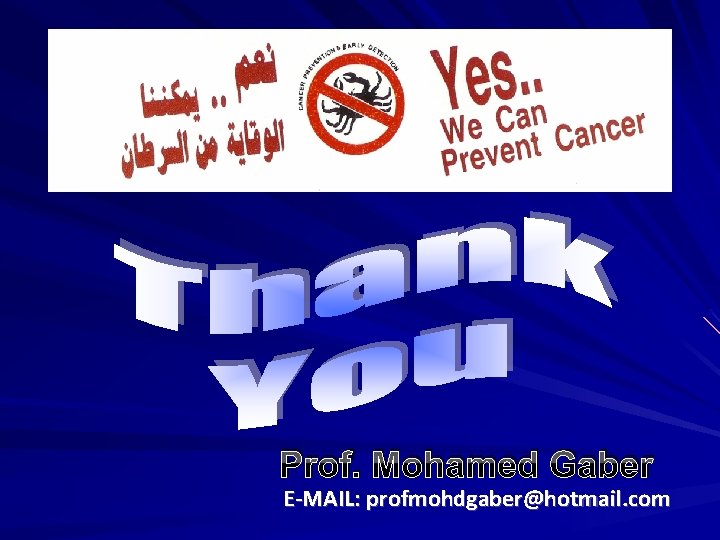  Prof. Mohamed Gaber E-MAIL: profmohdgaber@hotmail. com 