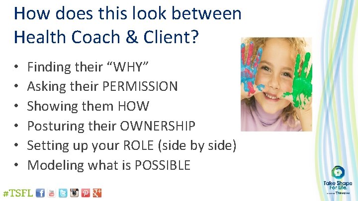 How does this look between Health Coach & Client? • • • Finding their