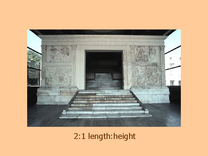 2: 1 length: height 