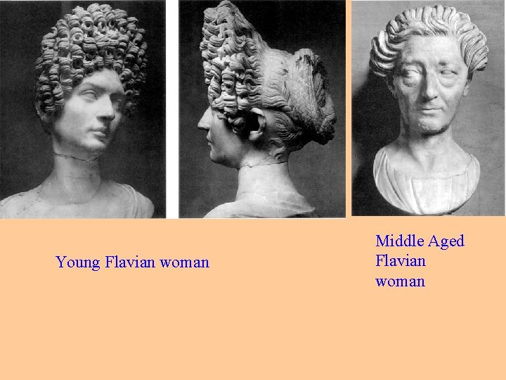 Young Flavian woman Middle Aged Flavian woman 