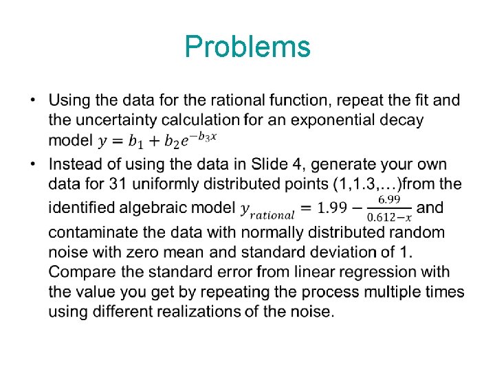 Problems • 