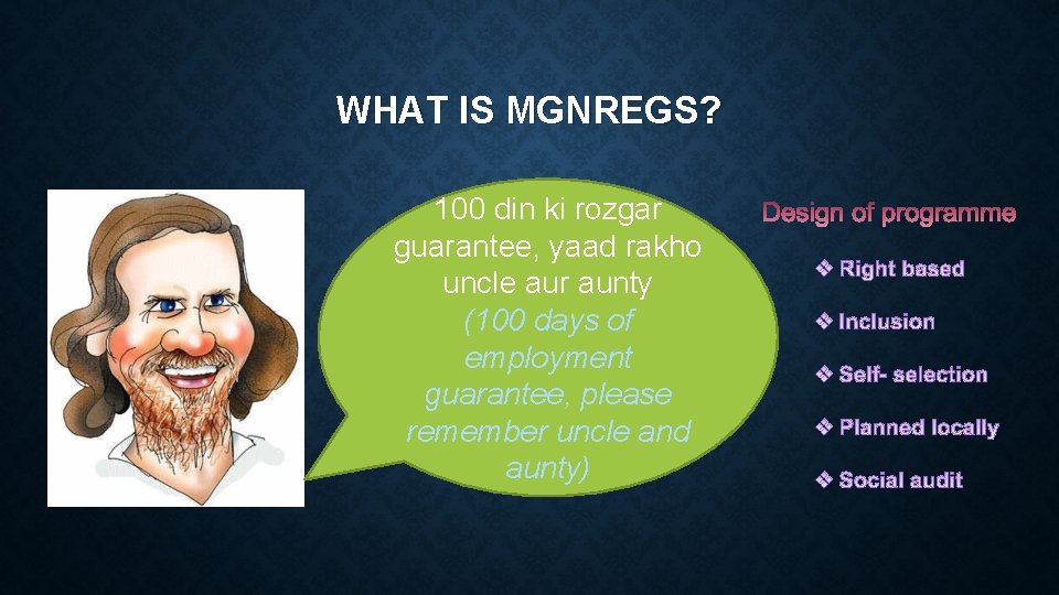 WHAT IS MGNREGS? 100 din ki rozgar guarantee, yaad rakho uncle aur aunty (100