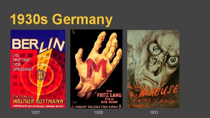 1930 s Germany 1927 1933 1931 