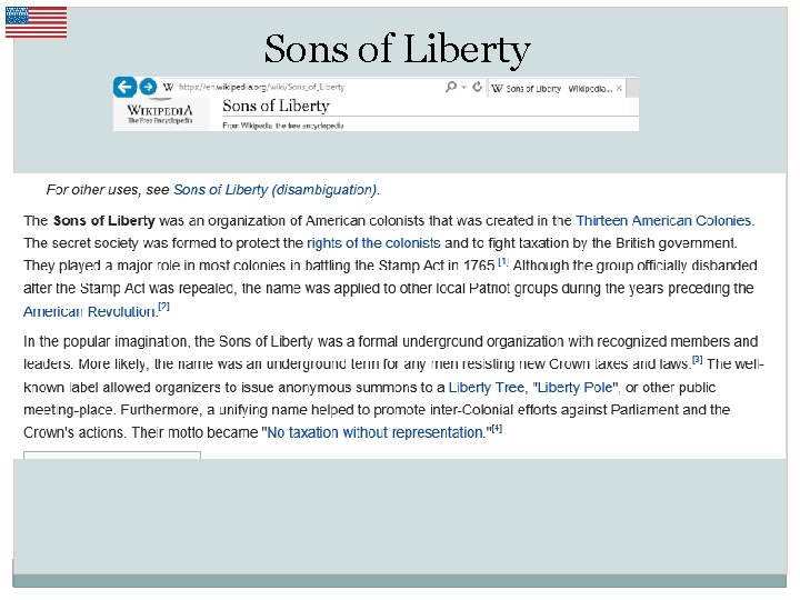 Sons of Liberty 