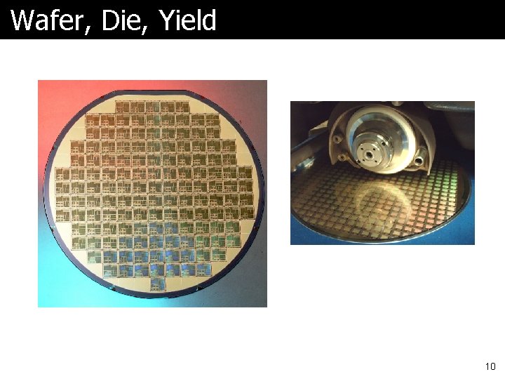 Wafer, Die, Yield 10 