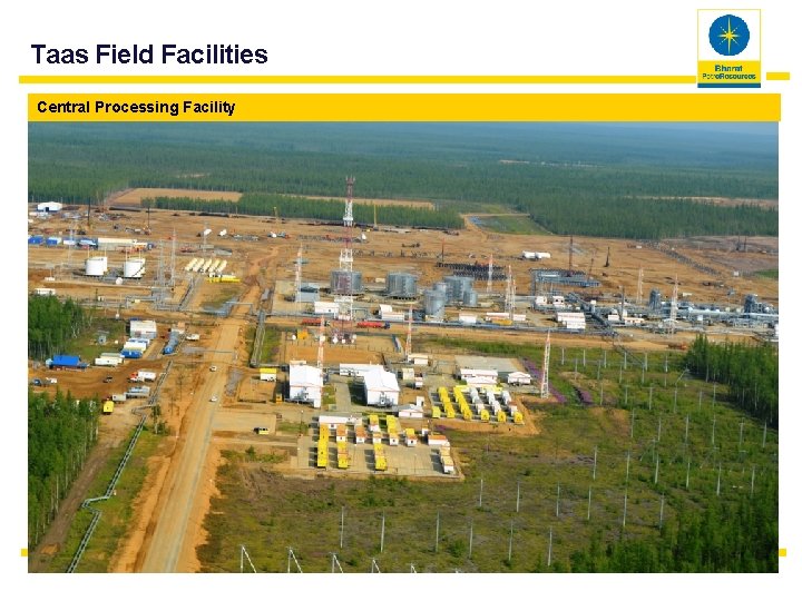 Taas Field Facilities Central Processing Facility 