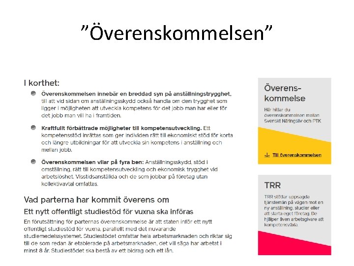 ”Överenskommelsen” 