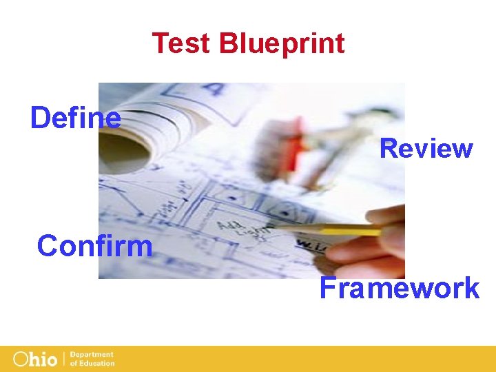 Test Blueprint Define Review Confirm Framework 