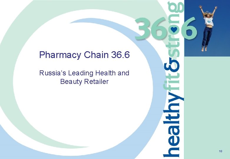 Pharmacy Chain 36. 6 Russia’s Leading Health and Beauty Retailer 18 