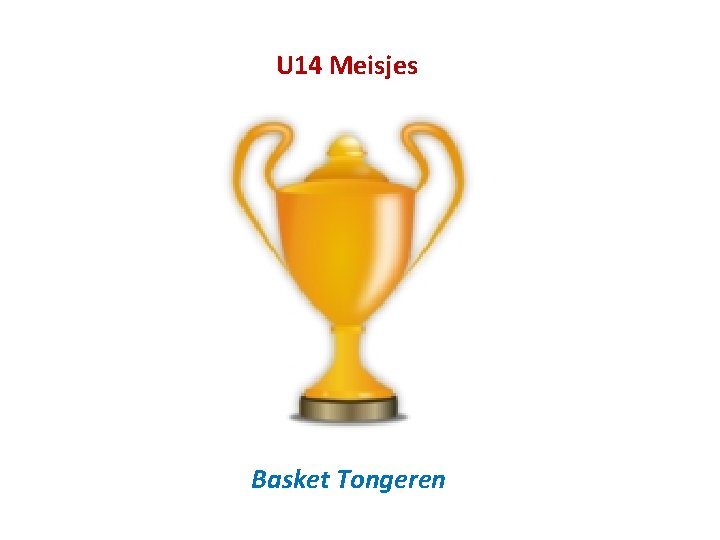 U 14 Meisjes Basket Tongeren 