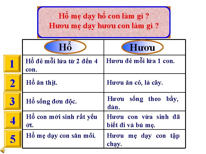 mẹ dạy hổ làm Hổ đẻsống mỗi lứa mấy con HổHổ con mới như