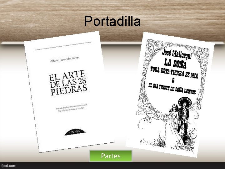 Portadilla Partes 