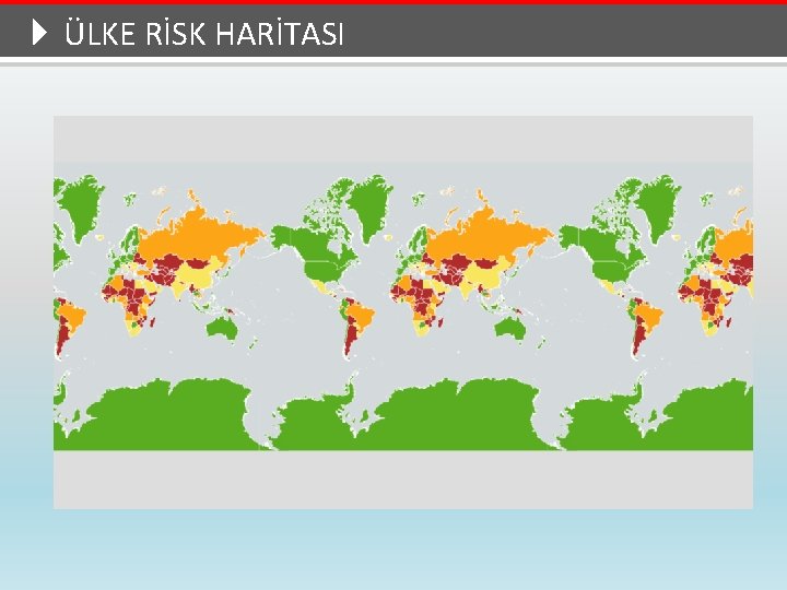 ÜLKE RİSK HARİTASI 