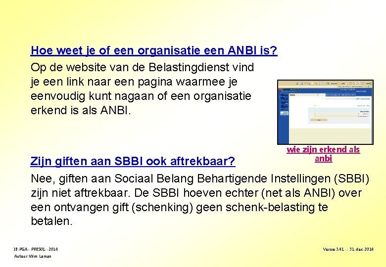 Hoe weet je of een organisatie een ANBI is? Op de website van de