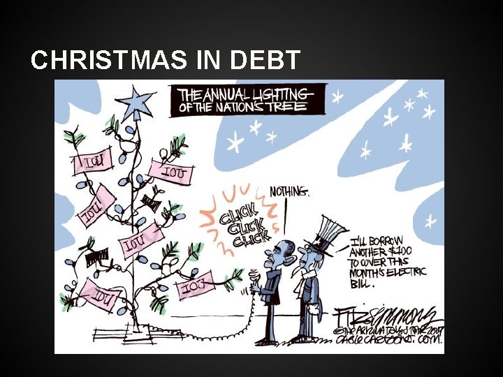 CHRISTMAS IN DEBT 