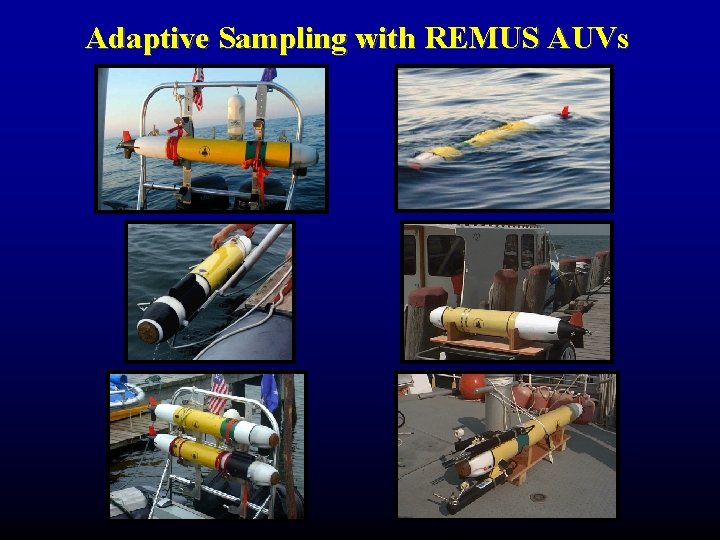 Adaptive Sampling with REMUS AUVs 