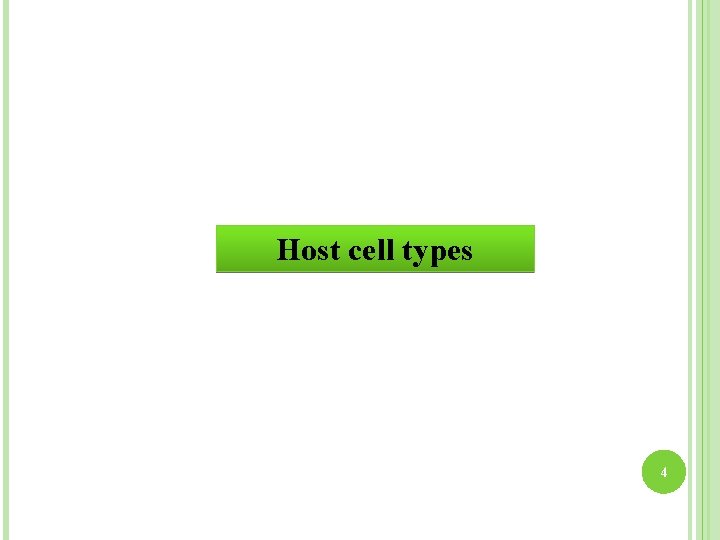 Host cell types 4 