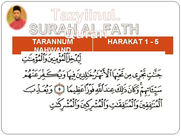 Tazyiinu. L SURAH AL FATH Quran TARANNUM HARAKAT 1 - 5 NAHWAND 