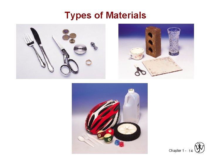 Types of Materials Chapter 1 - 14 