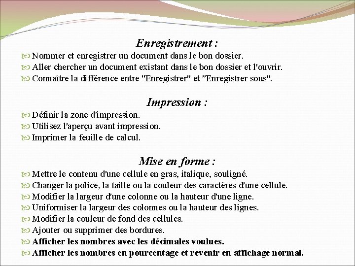 Enregistrement : Nommer et enregistrer un document dans le bon dossier. Aller cher un
